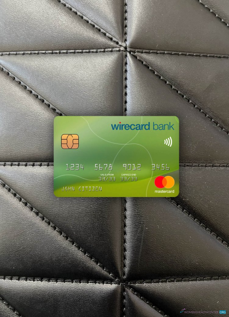 Download Germany Aschheim wirecard bank mastercard photolook front Photoshop template